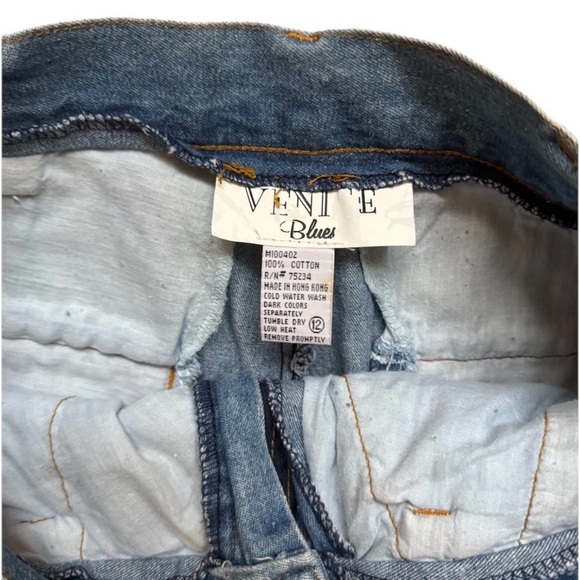 Stylish Blue Denim Midi Skirt - Picture 3 of 5